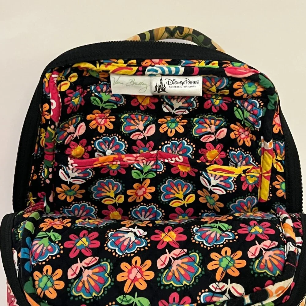Vera Bradley Disney Midnight with Mickey Small Backpack - Picture 10 of 11